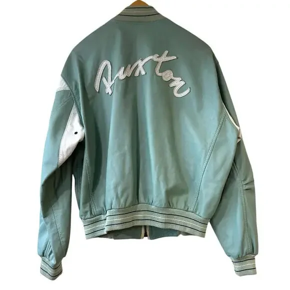 Vintage Buxton Men’s Leather Bomber Jacket Designer- Size 50 IT -Medium 38-40 - Picture 2 of 9